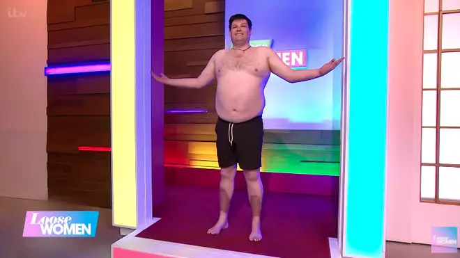 Mark Labbett had previously revealed his impressive weight loss on Loose Women