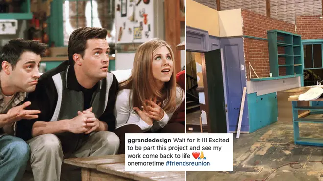 Photos of the Friends reunion set have been revealed