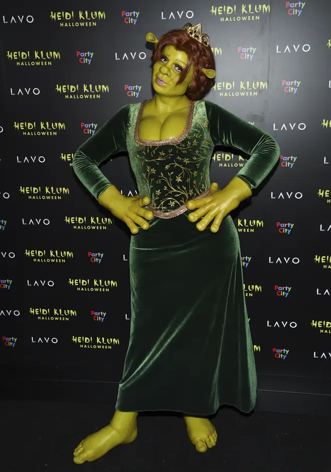 Heidi Klum transformed into Princess Fiona for Halloween 2018!