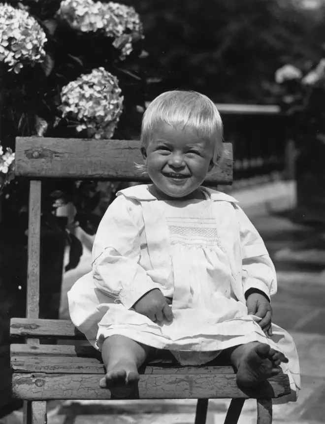 Prince Philip as a toddler taken in 1922
