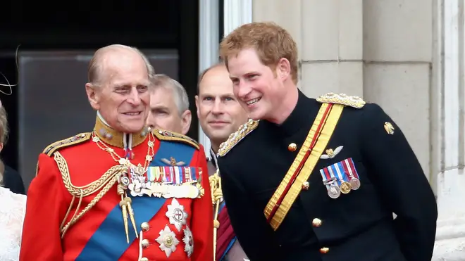 Prince Harry said he grandfather was a 'legend of banter'