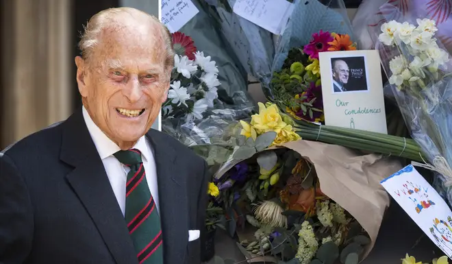 People can leave messages for the royal family in Prince Philip's online book of condolence