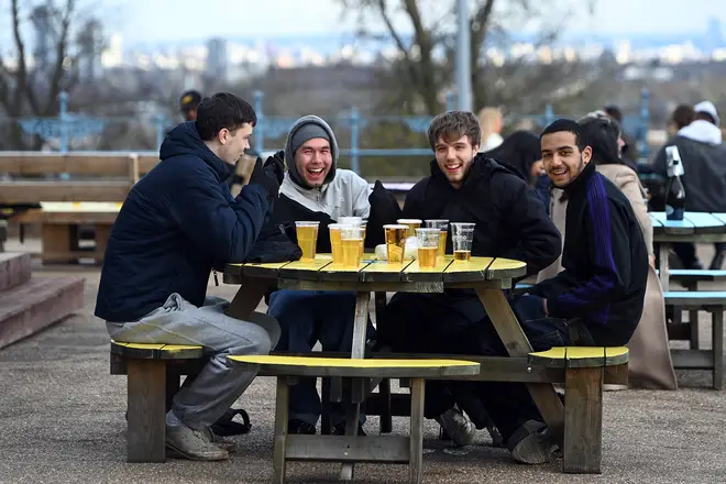 Pubs in England are currently able to open outside