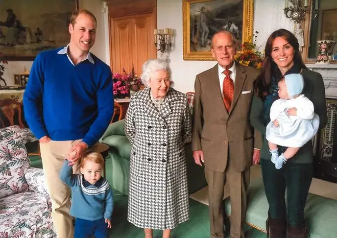 The Royal family shared several unseen photos
