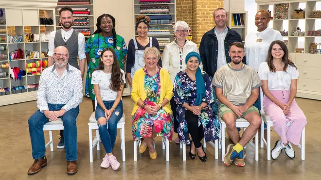 There are 12 new contestants taking part in the Great British Sewing Bee