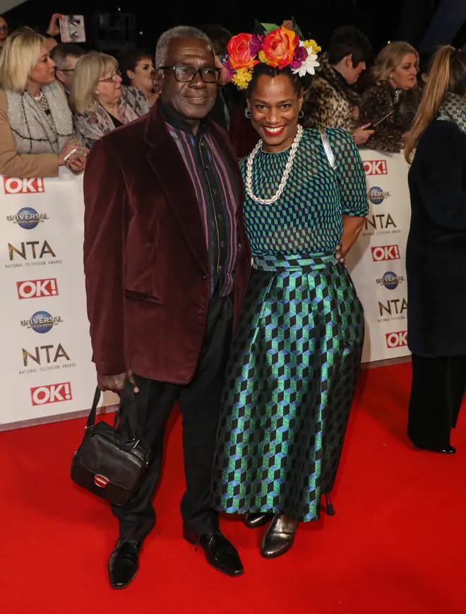 Rudolph Walker and former co-star Suzette Llewellyn