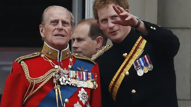 Prince Harry described his grandfather as a 'legend of banter'