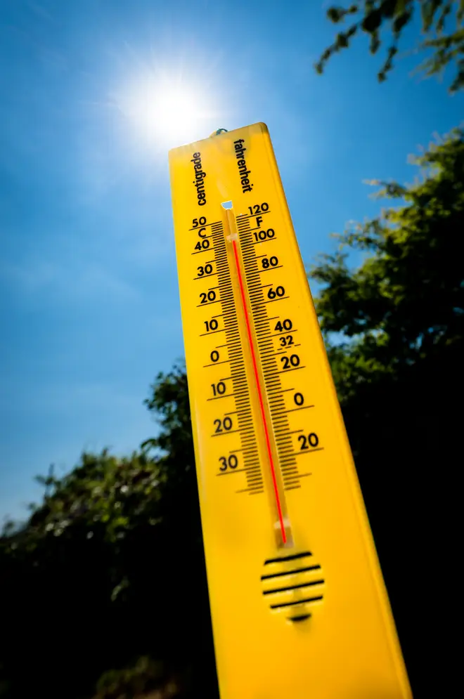 The mercury is set to rise to 32 degrees
