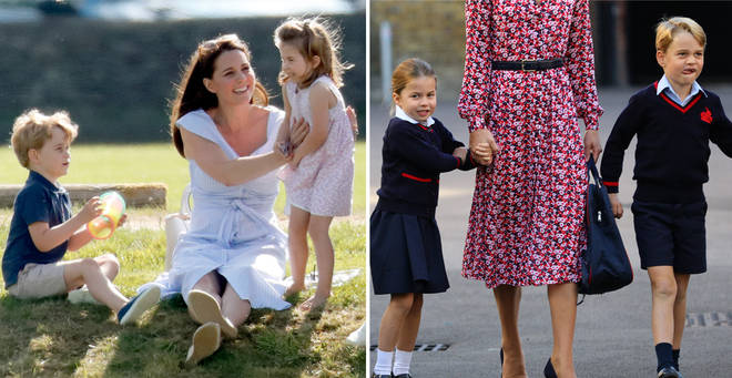 Kate Middleton spotted shopping with Prince George and Princess ...