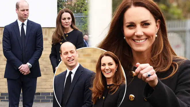 Kate and William visited an Air Training Corps in East London today