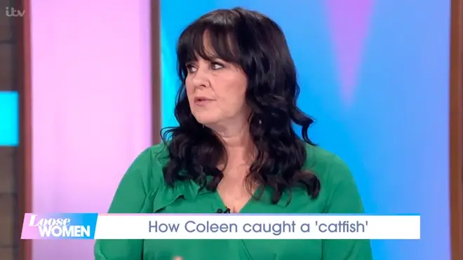 Coleen Nolan revealed she caught a Catfish online