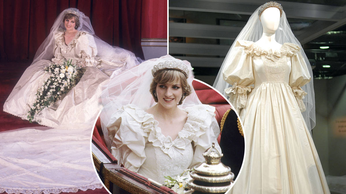 Princess Diana's wedding dress set to go on display at
