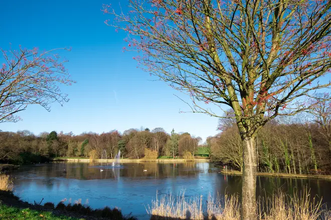 Roundhay Park is in ninth place