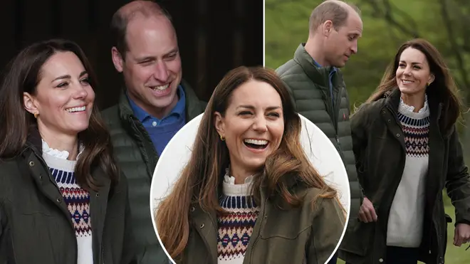 Kate Middleton and Prince William looked in good spirits as they carried out royal duties