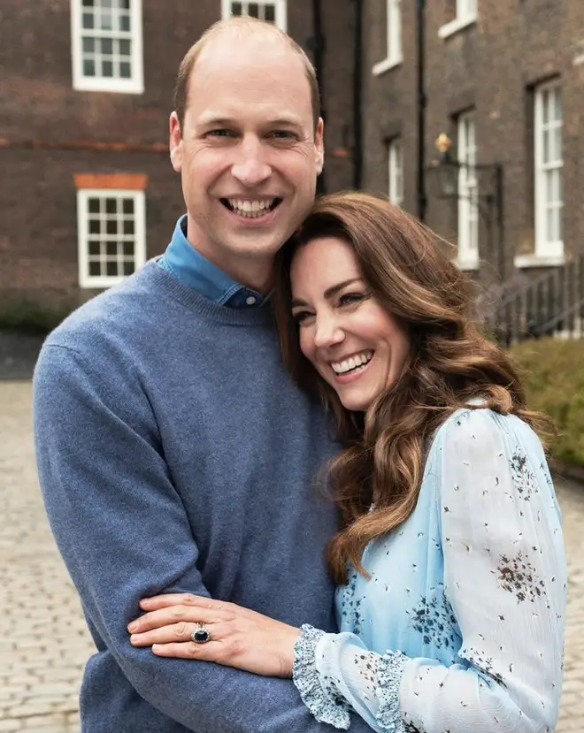Prince William and Kate Middleton are all smiles in the new pictures
