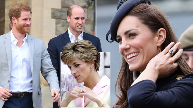 Kate Middleton has Prince Harry to thank for her iconic sapphire engagement ring