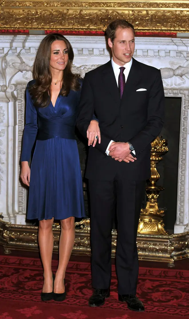 Kate and William were engaged in November 2010