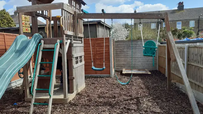 Craig and Lisa transformed their back garden into an adventure playground