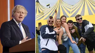 Boris Johnson has spoken about plans to lift social distancing rules