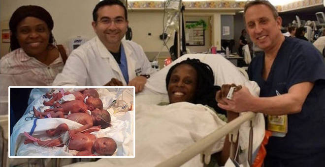A woman from Mali has given birth to nine babies