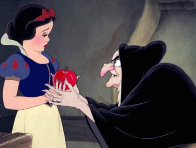 The storyline of the original Disney film sees Snow White fall into a deep sleep after eating a poisoned apple