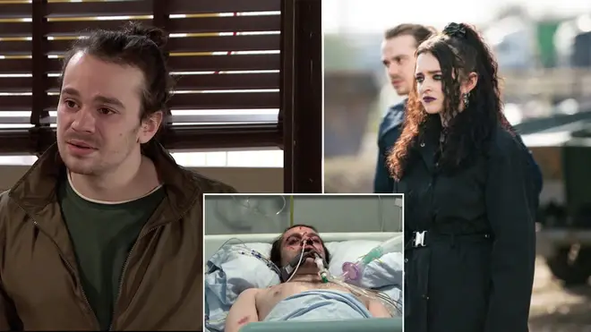 Seb Franklin and Nina Lucas were attacked in Coronation Street