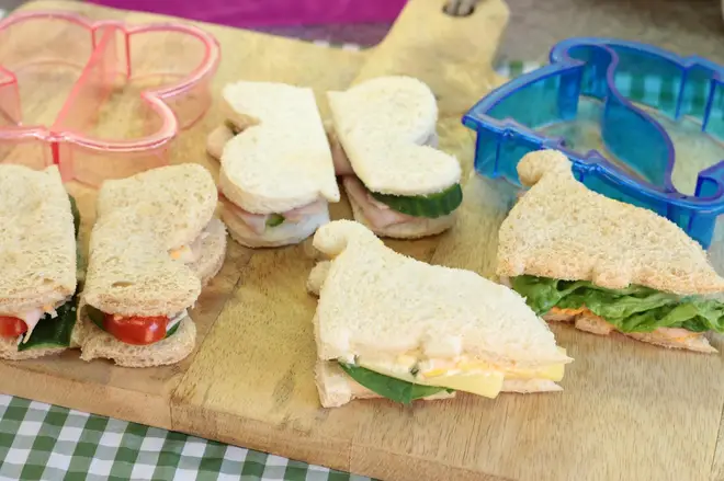 Make fun shapes with your kids sandwiches