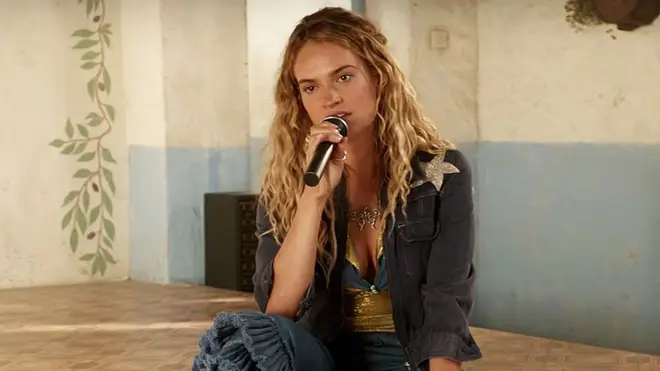 Lily James starred as a young Donna in Mamma Mia 2