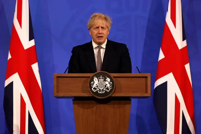 Boris Johnson announced the new lockdown easing