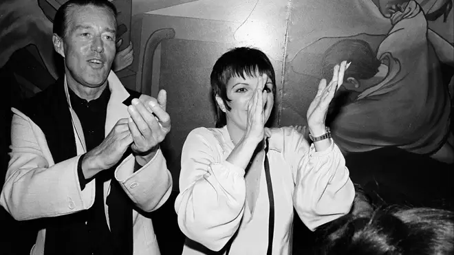 Halston and Liza Minnelli in 1981