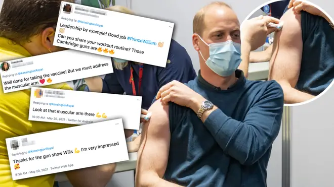 Prince William's vaccine picture had everyone saying the same thing