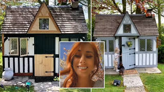 Stacey Solomon has redecorated her kids' Wendy House