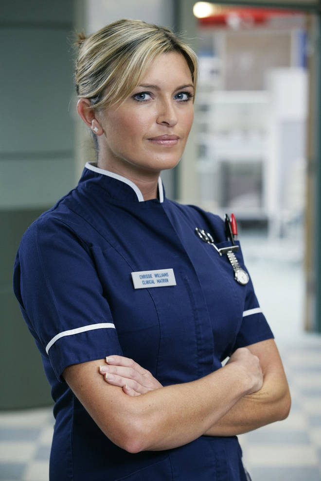 Tina Hobley played Chrissie Williams in Holby City