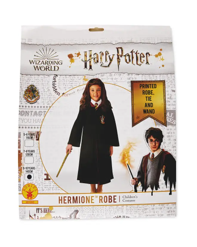 The Hermione robe makes for a perfect fancy dress costume