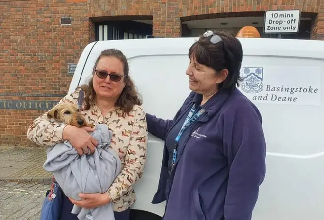 Rikki was one of eight dogs stolen from the kennels