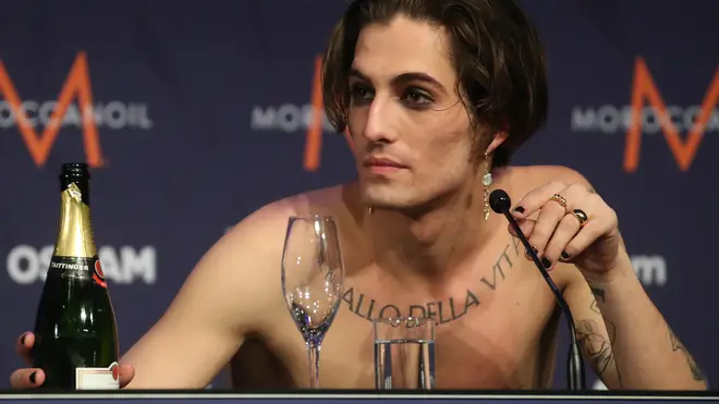 Damiano denied taking drugs at Saturday night's event