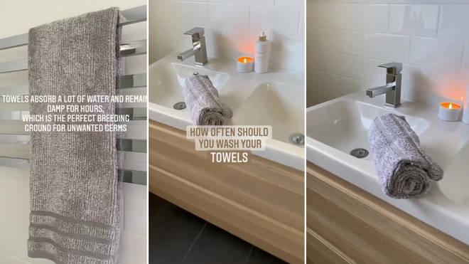 A woman from Australia has claimed we should wash hand towels every day