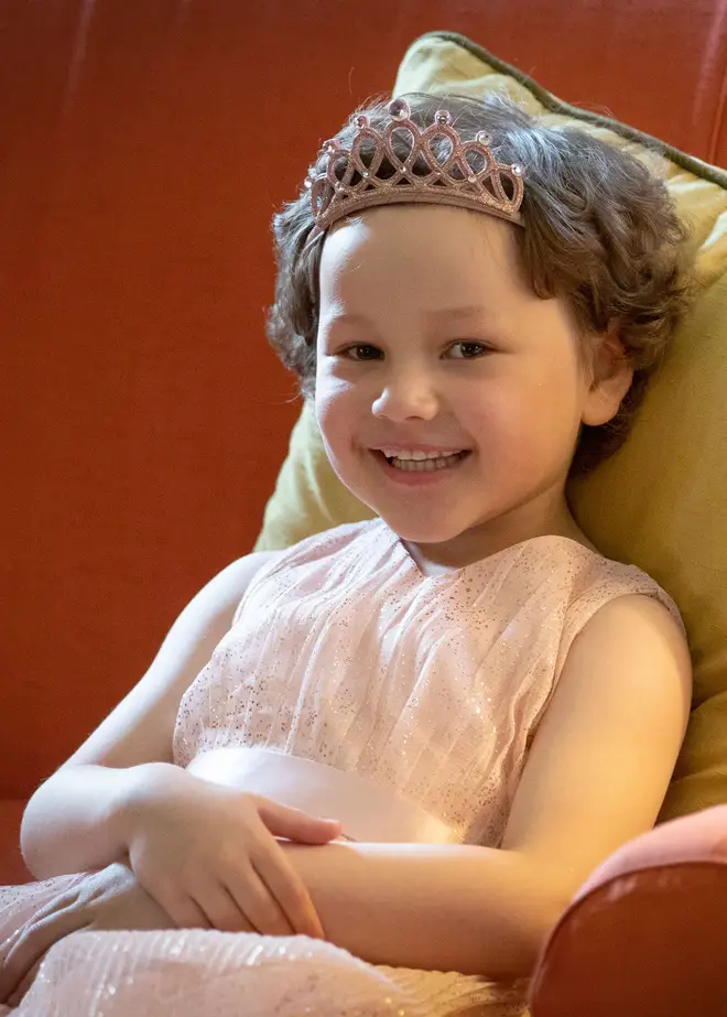 Mila, 5, has been undergoing chemotherapy for leukaemia
