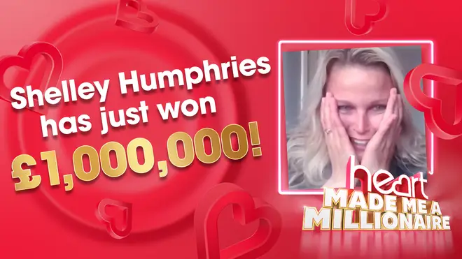 We made Shelley a Millionaire, live on Heart!