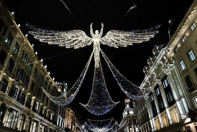 Regent Street's lights are dubbed The Spirit Of Christmas