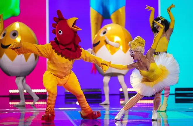 Rubber Chicken was one of the hardest Masked Dancers to guess