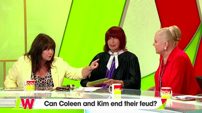 Coleen Nolan and Kim Woodburn came to blows on Loose Women
