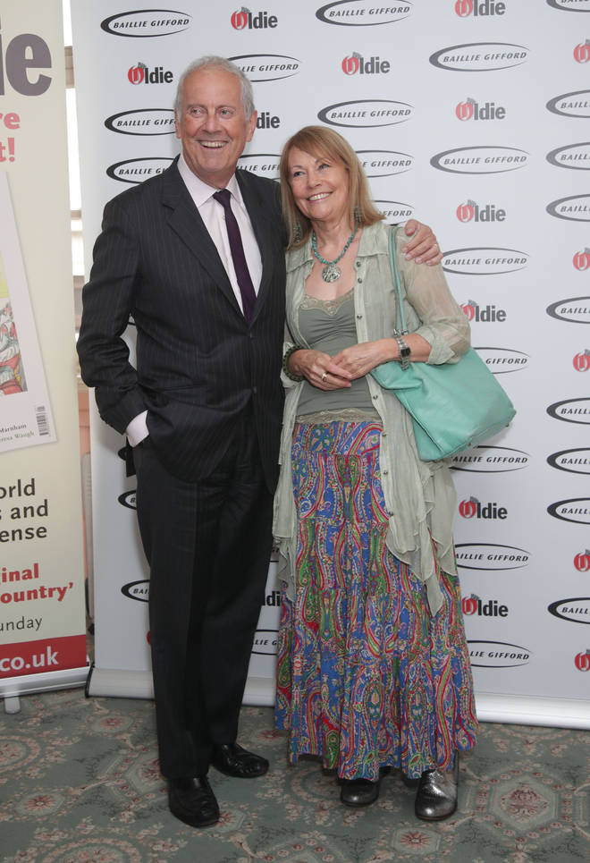 Gyles Brandreth and his wife Michèle Brown