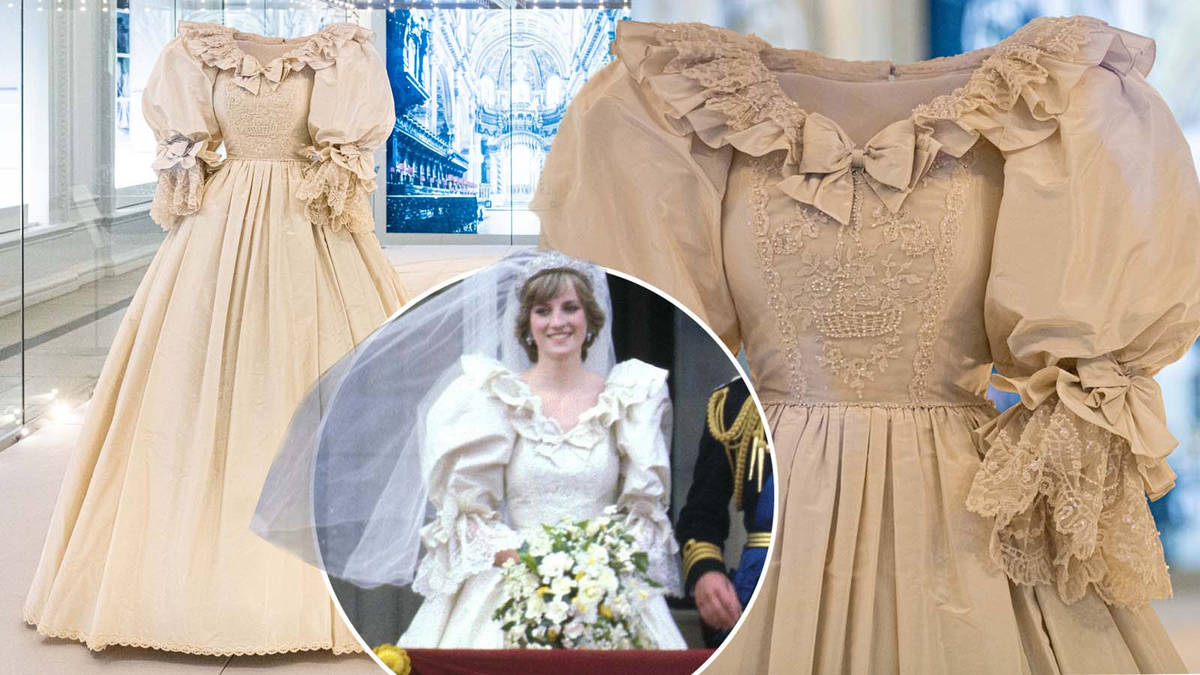 First look at Princess Diana's iconic wedding dress on