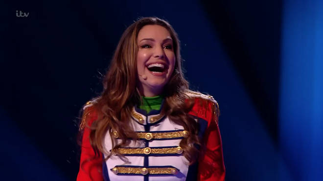 Kelly Brook has been unmasked as Frog!