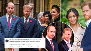 Prince William and Kate Middleton sent a sweet message to Harry and Meghan