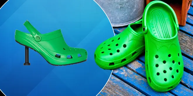 Balenciaga has teamed up with Crocs for a new design