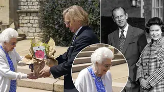 The Queen was presented with a special rose bred