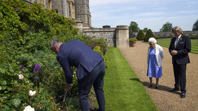 A rose was planted for Prince Philip