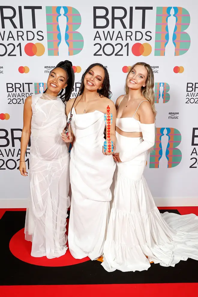 Perrie and Leigh-Anne debuted their baby bumps on the red carpet